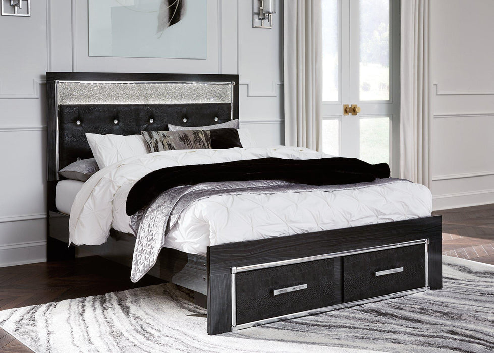 Kaydell Upholstered Panel Storage Bed