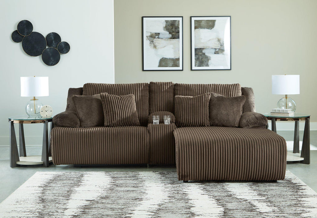 Top Tier Reclining Sectional Sofa with Chaise