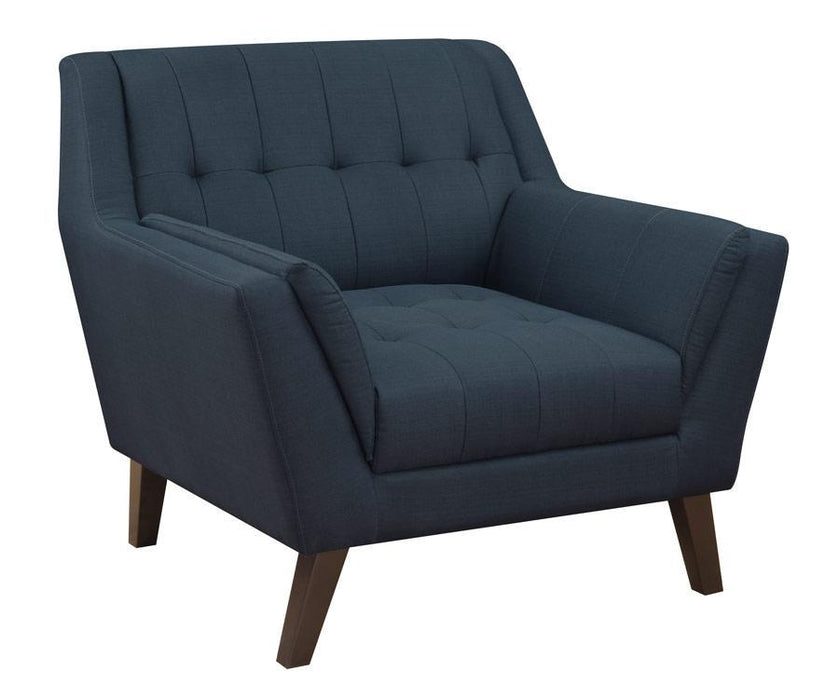 Emerald Home Furnishings Binetti Chair in Navy