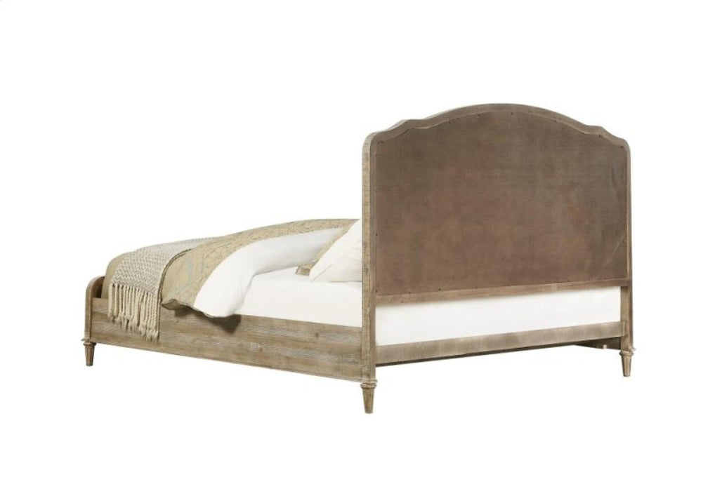 Emerald Home Interlude Queen Upholstered Bed in Sandstone