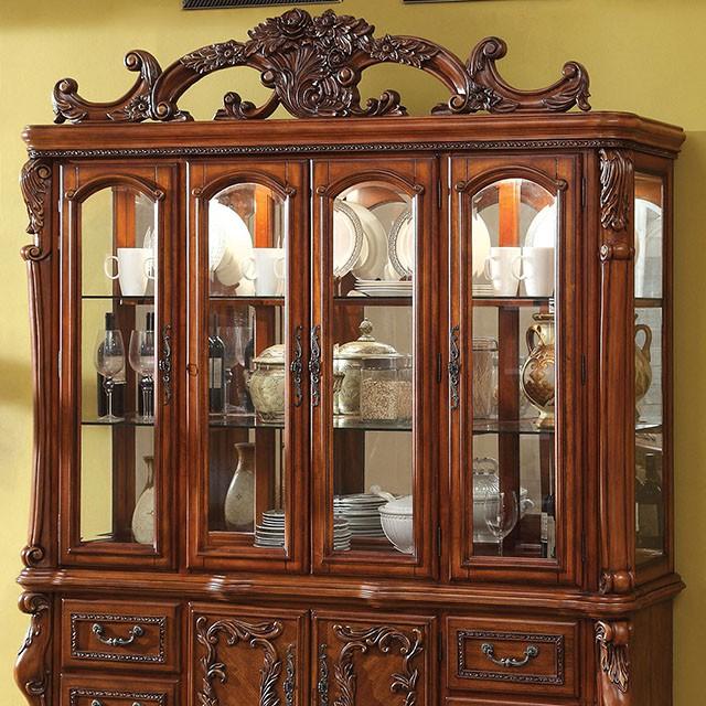 Medieve Antique Oak Hutch & Buffet image