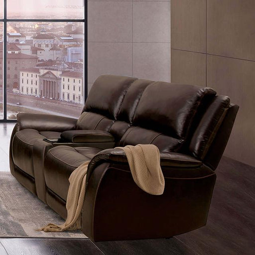 GORGIUS Power Loveseat, Espresso image