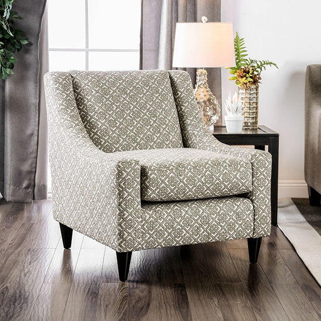 Dorset Light Gray/Pattern Square Chair image